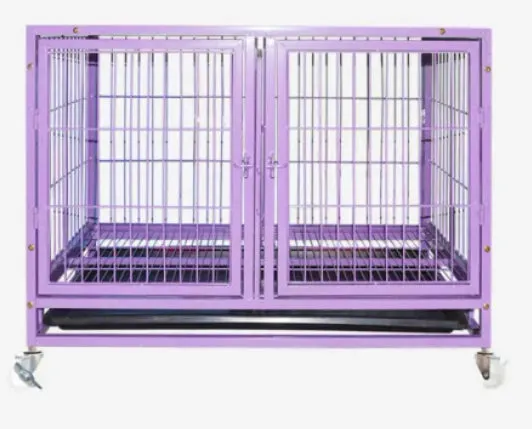 3 Section multi purpose stackable dog cages crates with dividers