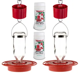 Best-1 Hummingbird Feeder 8 oz. Dual Kit