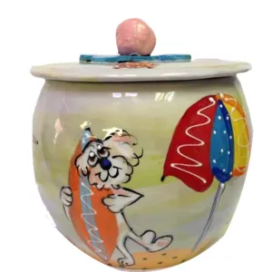 Bichon Frise 10 Dog Treat Jar