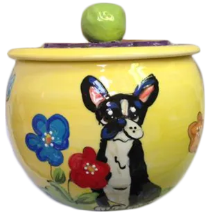 Boston Terrier Treat Jar