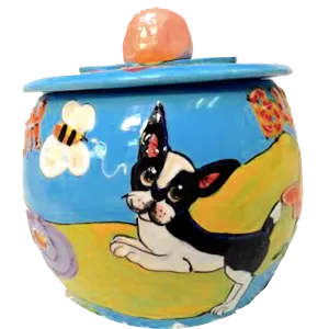 Boston Terrier Treat Jar