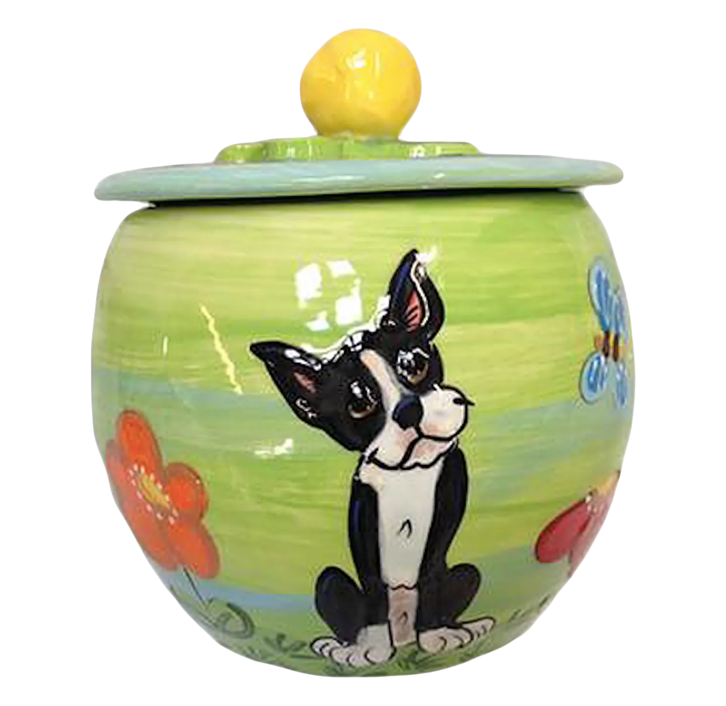 Boston Terrier Treat Jar