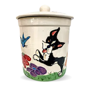 Boston Terrier Treat Jar