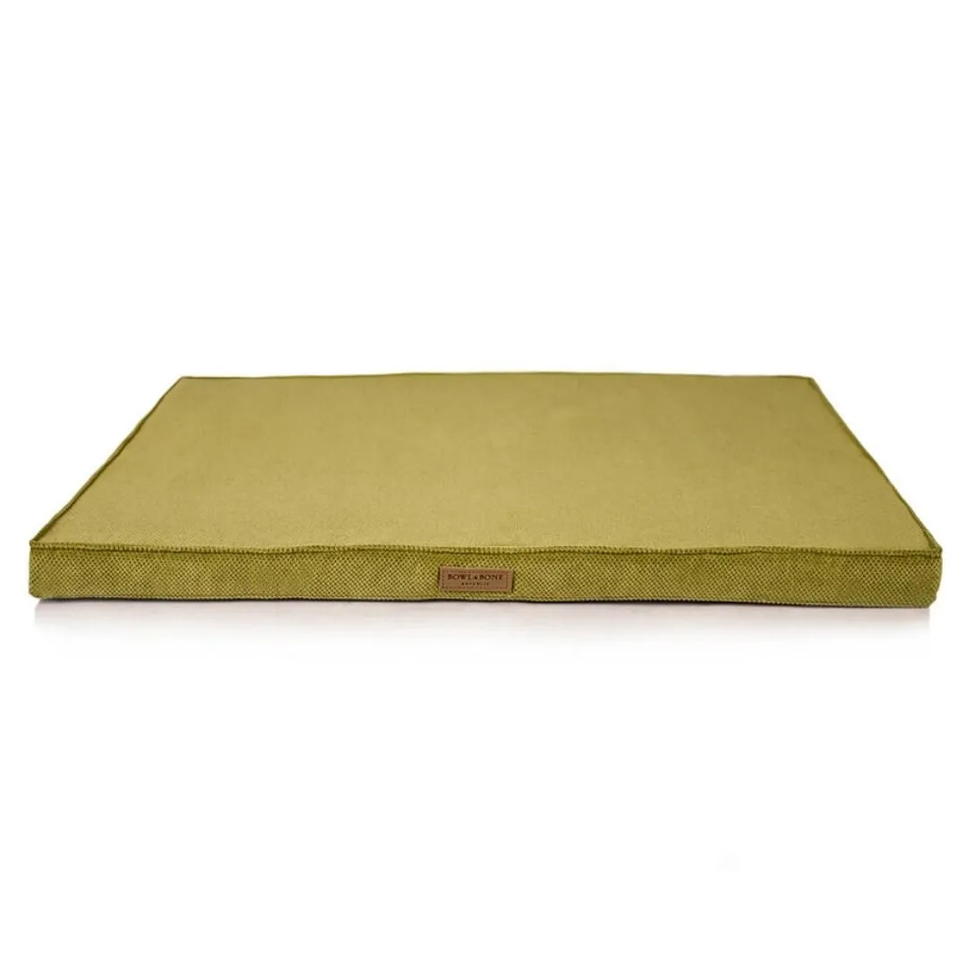 Bowl and Bone Olive Foam Dog Mat