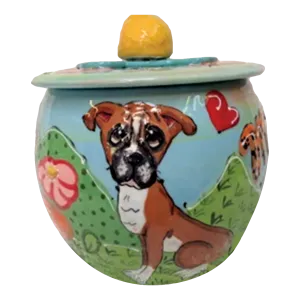 Boxer Treat Jar