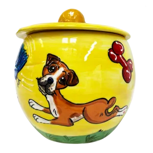 Boxer Treat Jar