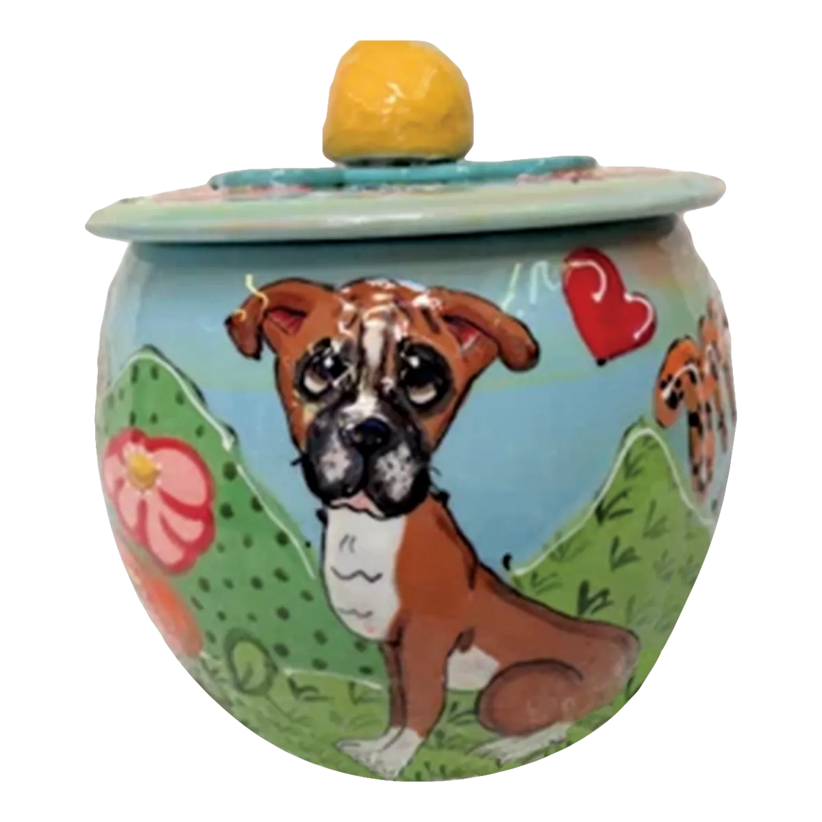 Boxer Treat Jar