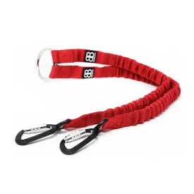 Bully Billows - Zero Shock Bungee Dual Dog Lead - Red