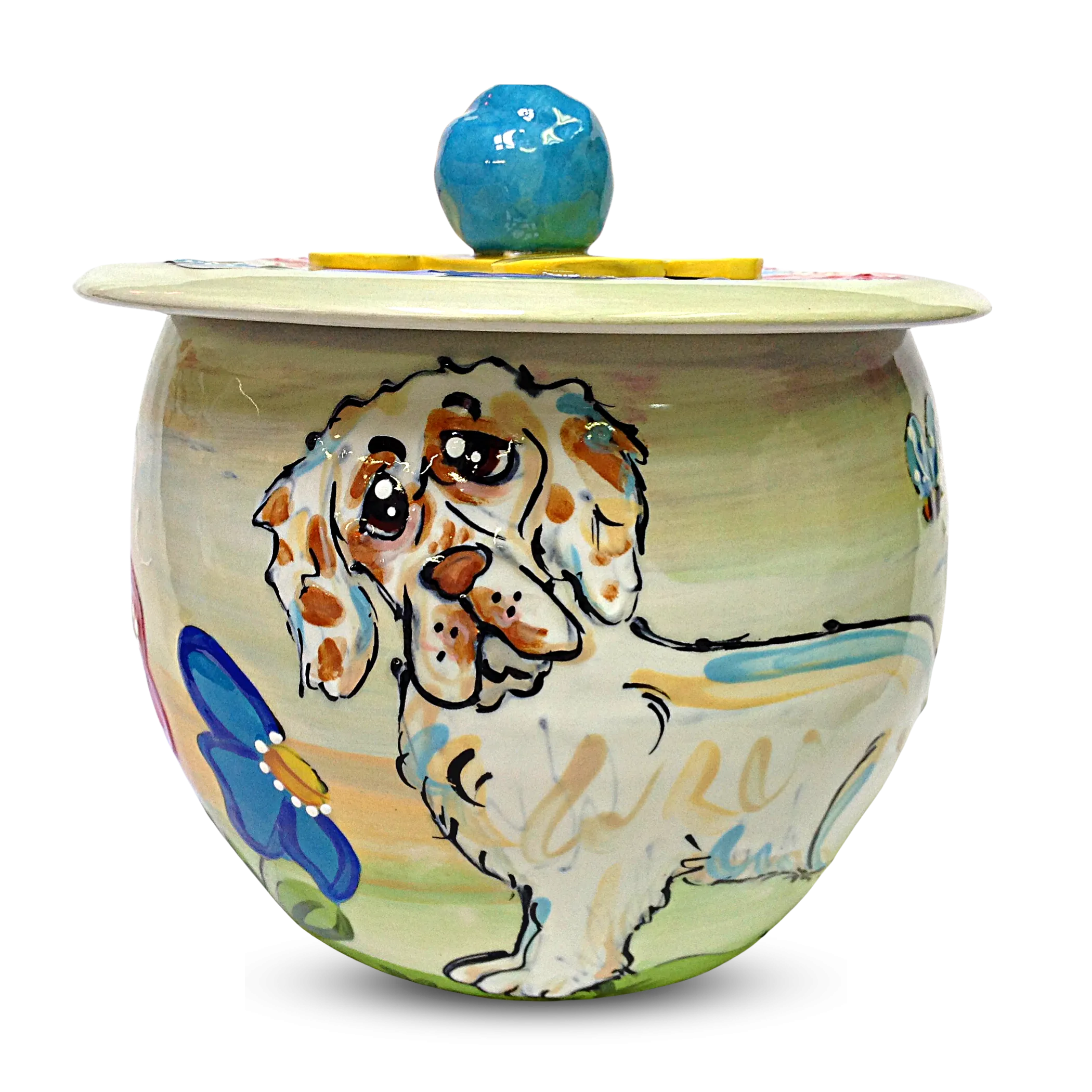 Clumber Spaniel Treat Jar