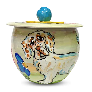 Clumber Spaniel Treat Jar