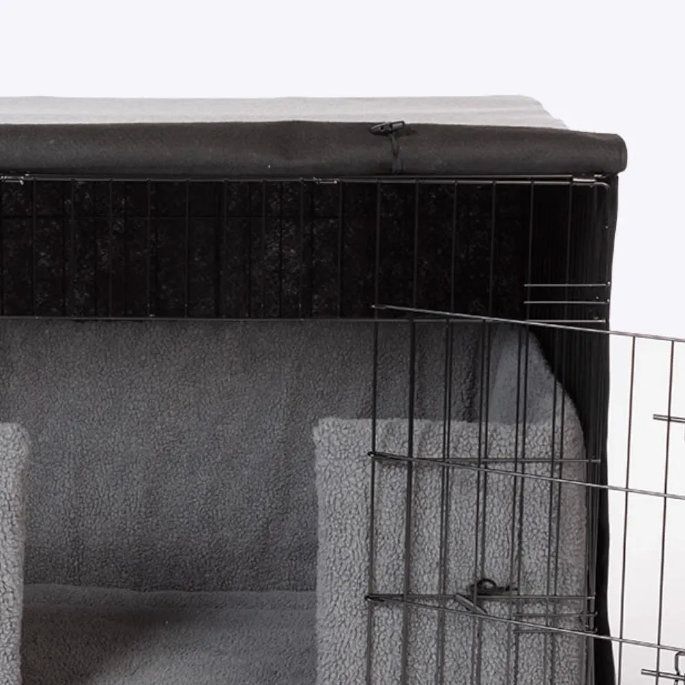 Dog Crate Cover Grey by Danish Design