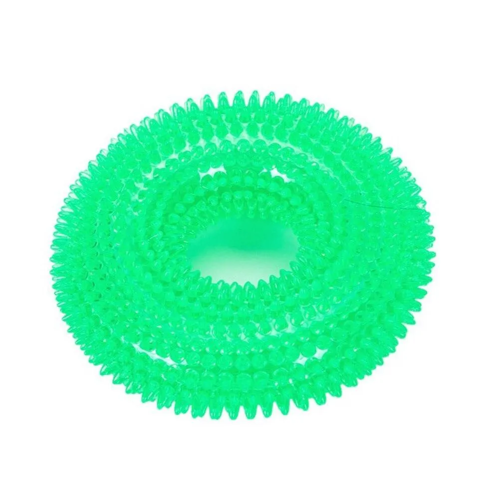 Durable Squeaky Donut Chew Toy for Dogs