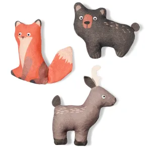 Fringe Mini Forest Friends Dog Toys - 3 Pack