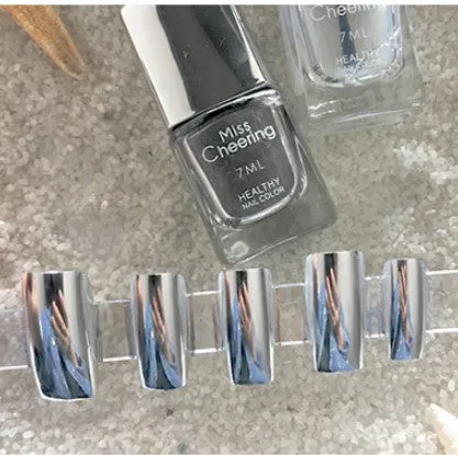 Mirror Silver Nail Polish Base Coat Manicure Nail Treament