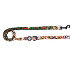 Moo Twig Barbed Bells Two-Faced Neoprene Handle Dog Leash