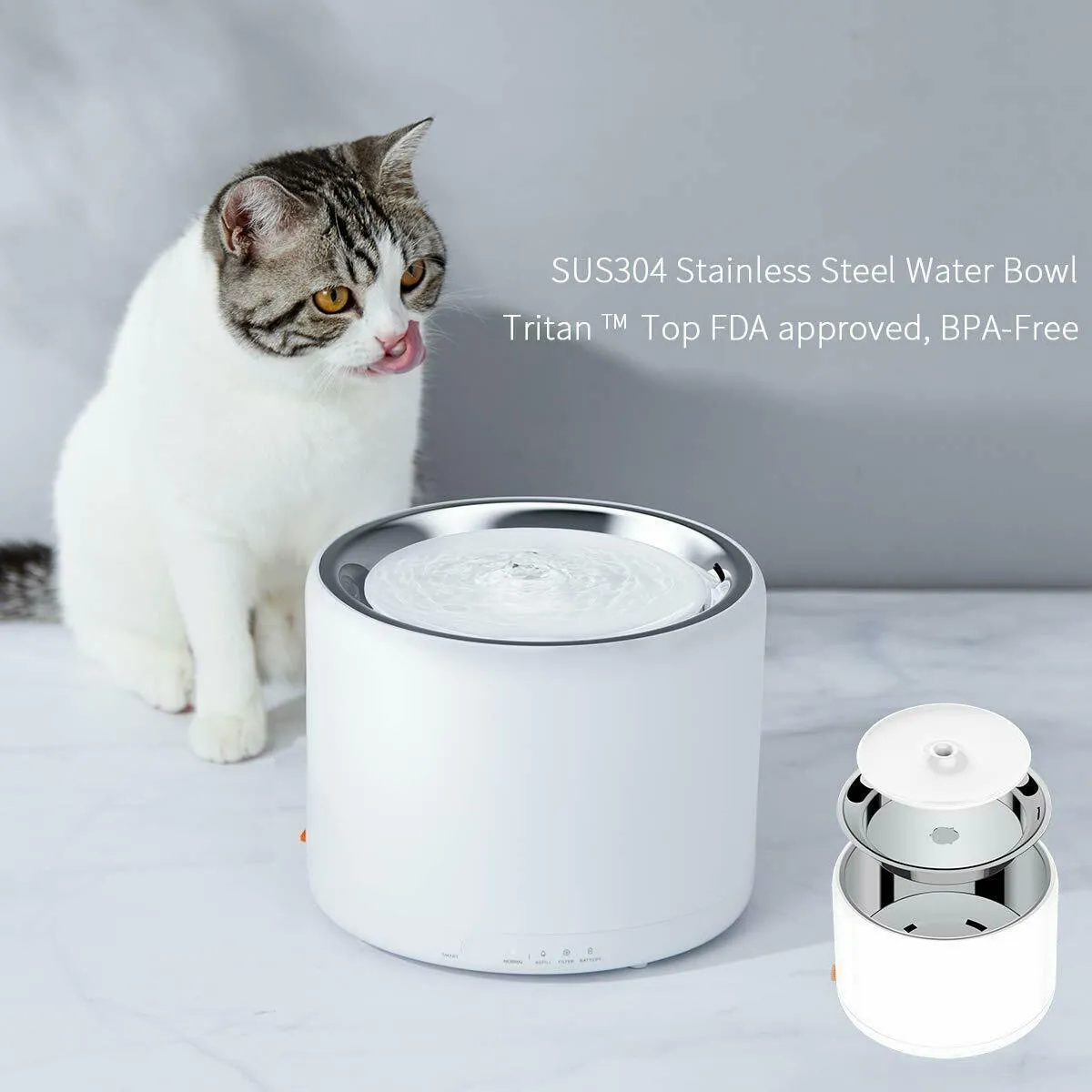 PETKIT Eversweet 3 Smart Ultra Quiet Water Drinking Fountain Pet Dog Cat Feeder