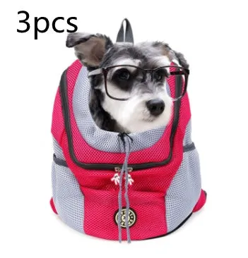 Portable Pet Backpack Carrier: Dog Travel Bag