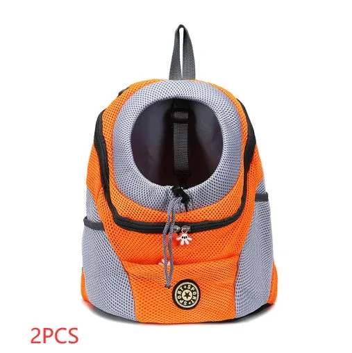 Portable Pet Backpack Carrier: Dog Travel Bag