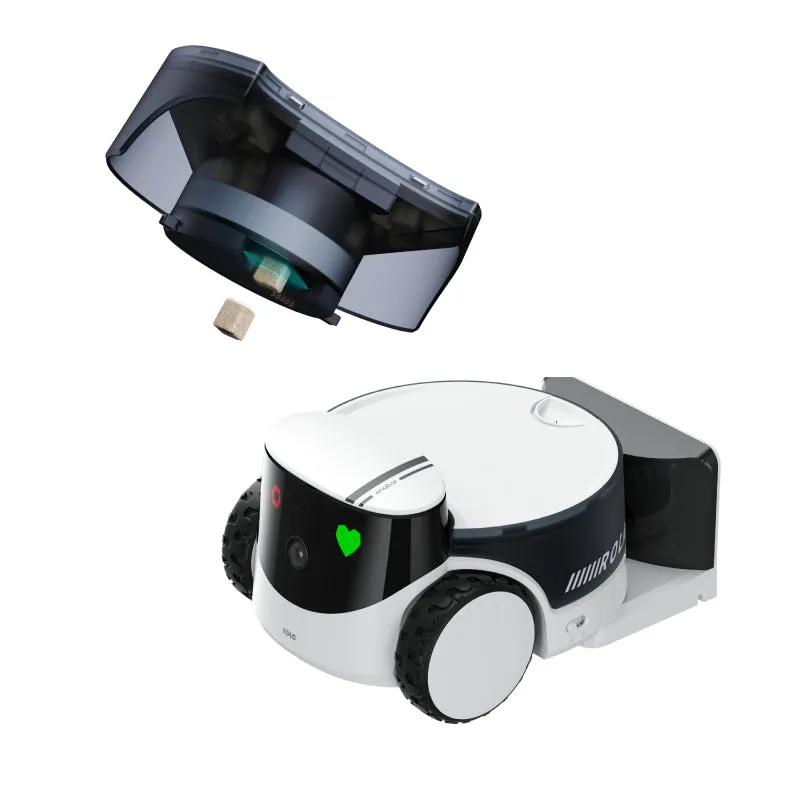 ROLA PetPal Robot Pet Companion - Interactive Pet Companion with Camera & Treat Dispenser Bundle