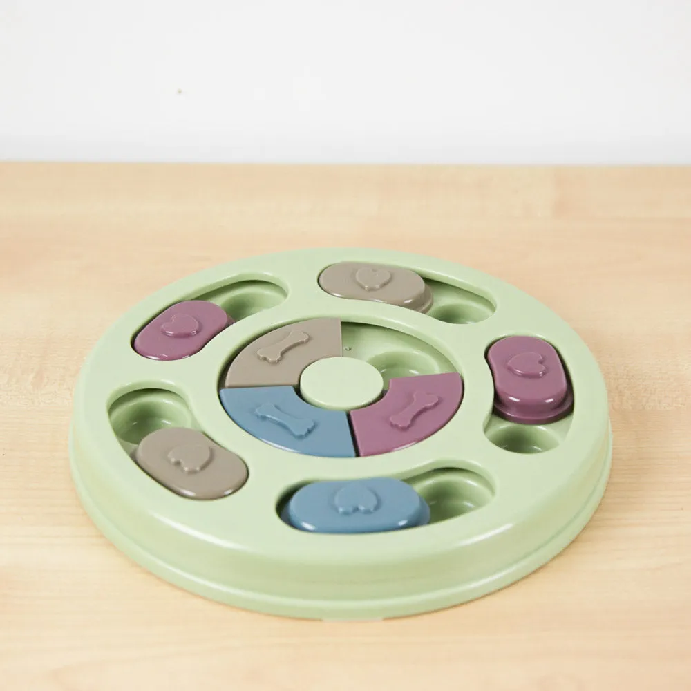 Slow Feeder Puzzle Dog Toy - Circle