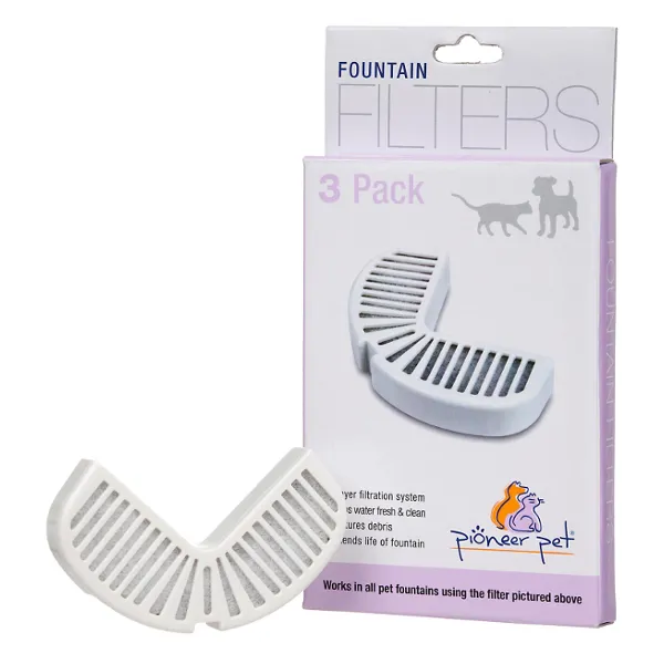 SmartCat Replacement Filters for Ceramic & Stainless Steel Fountains, 3 Pack