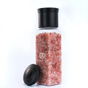 Square shape pet bottle with Crystal Grinder cap 10 bottles