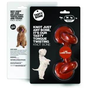 TastyBone Dog Toy Nylon Knotted Bone Lamb Chop*