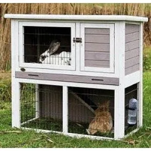 Trixie Natura Rabbit Hutch with Sloped Roof