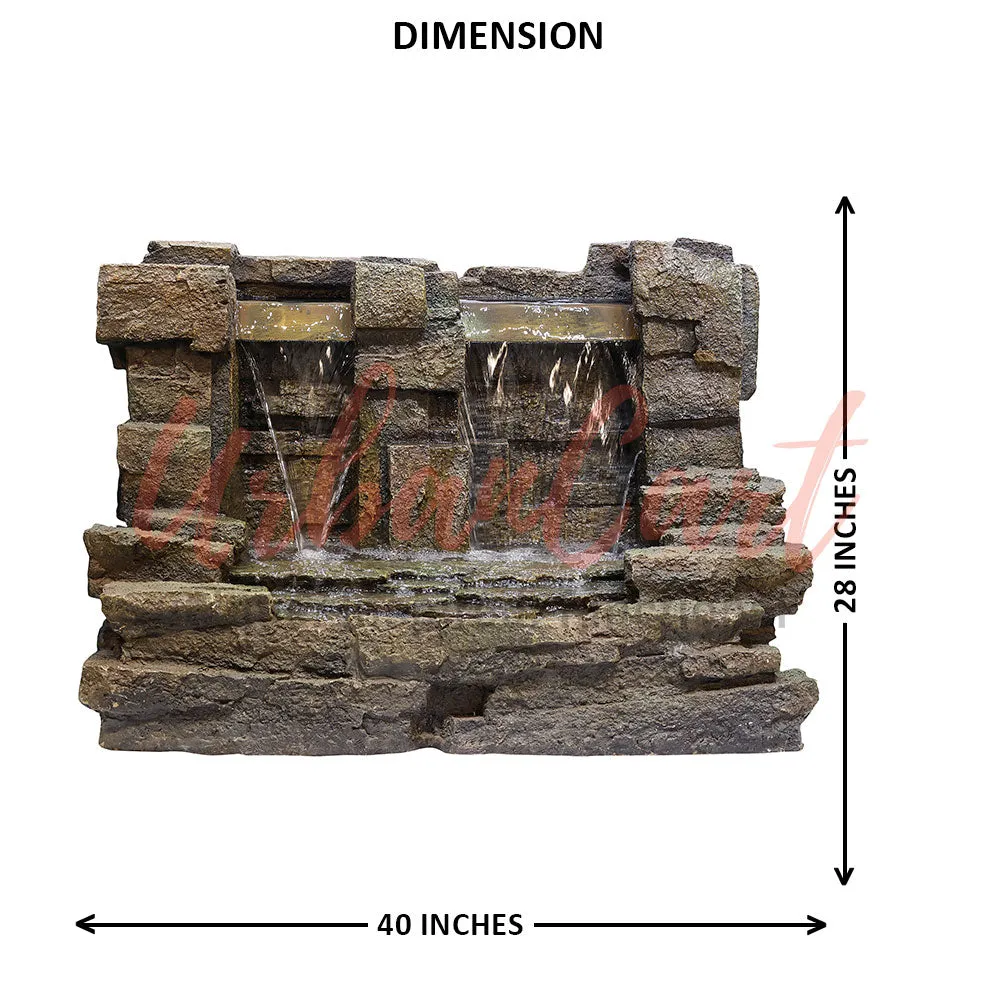 Twin Corner Water Fountain For Indoor and Outdoors