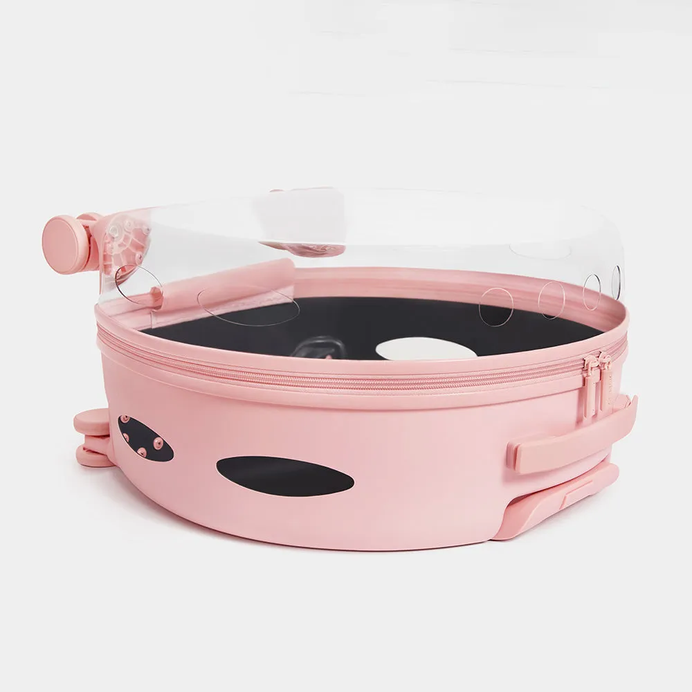 VETRESKA Bubble Carrier For Cats & Dogs (Pink, Opaque)