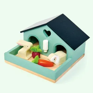 Wooden Pet Rabbit Set